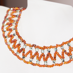 Necklace - Dentelle Adara - Necklace - Laiton bronze
